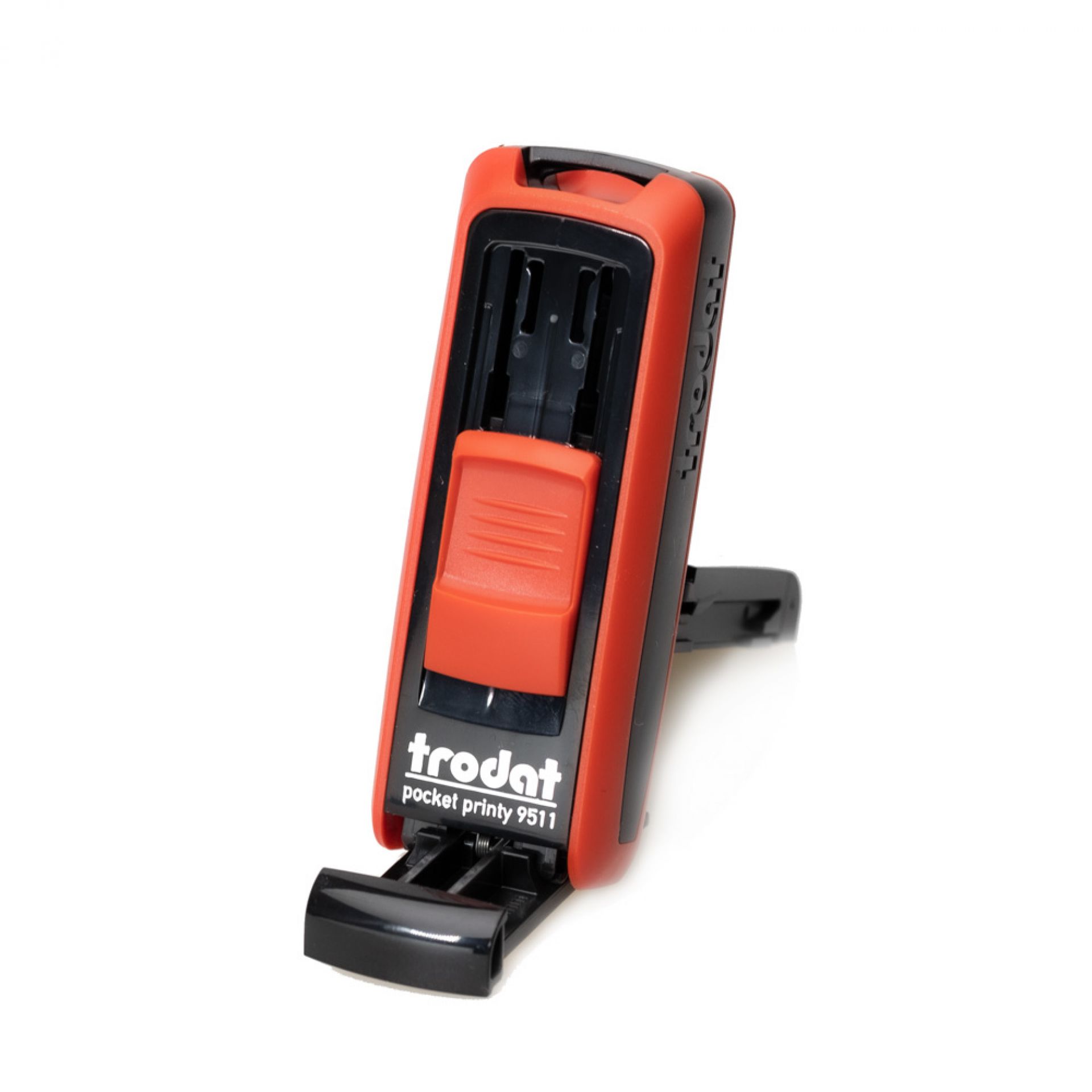 Trodat Stempelkissen 2er-Pack Schwarz - Ersatz Für Pocket Printy 9511 Selbstfärbend